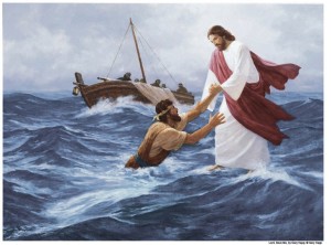Jezus chodzi po jeziorze2