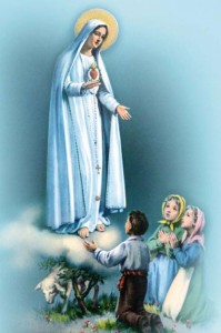 Maryja Fatimska z dziećmi